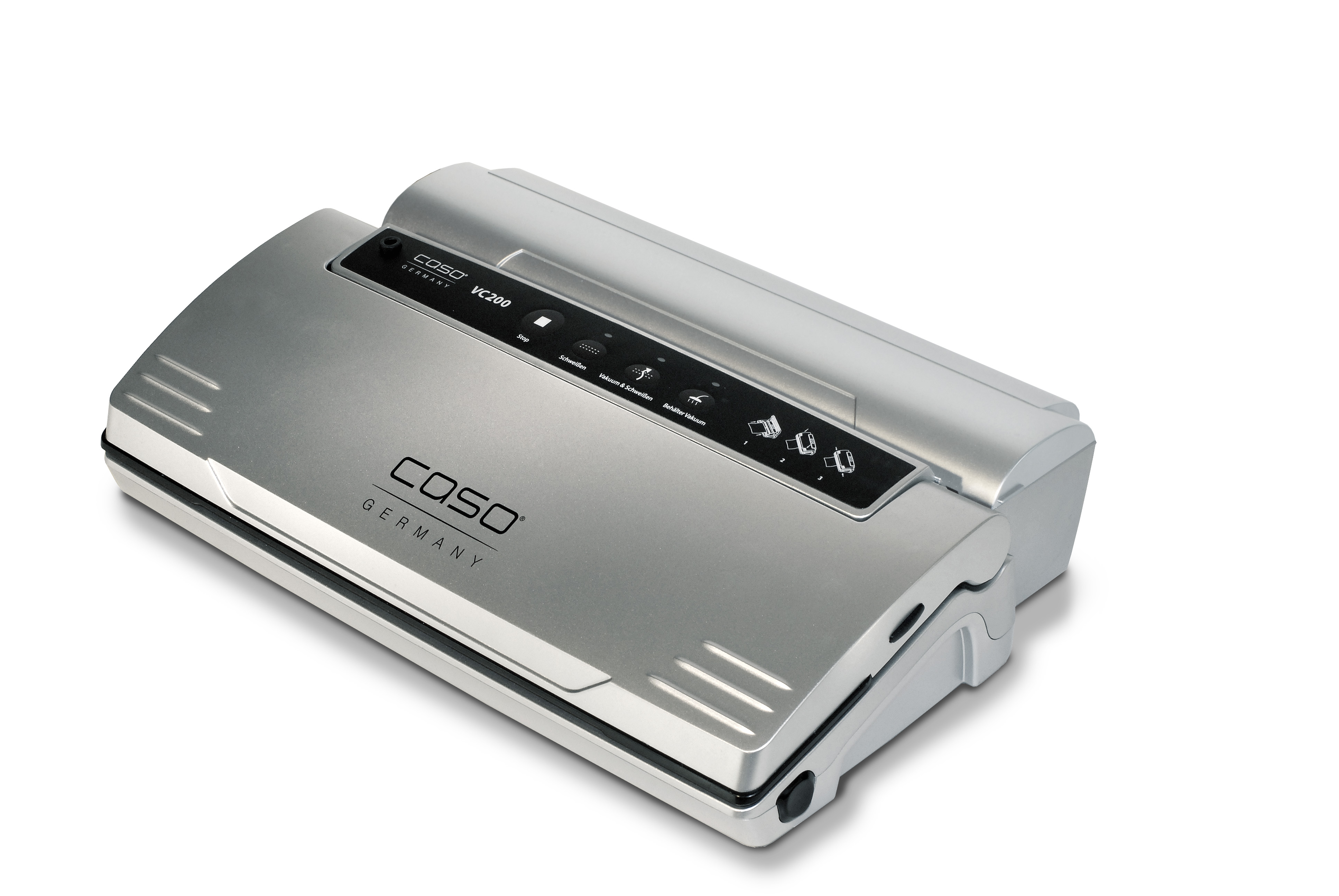 Caso Vakuum VC 200 12 L/min, 2 svejsetråd, -0,8 bar, stopknap